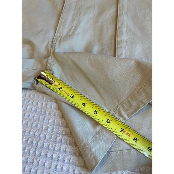 NWT St John’s Bay Men’s Light Khaki Zip Fly Elastic Waist Shorts Size 38 - Picture 7 of 11